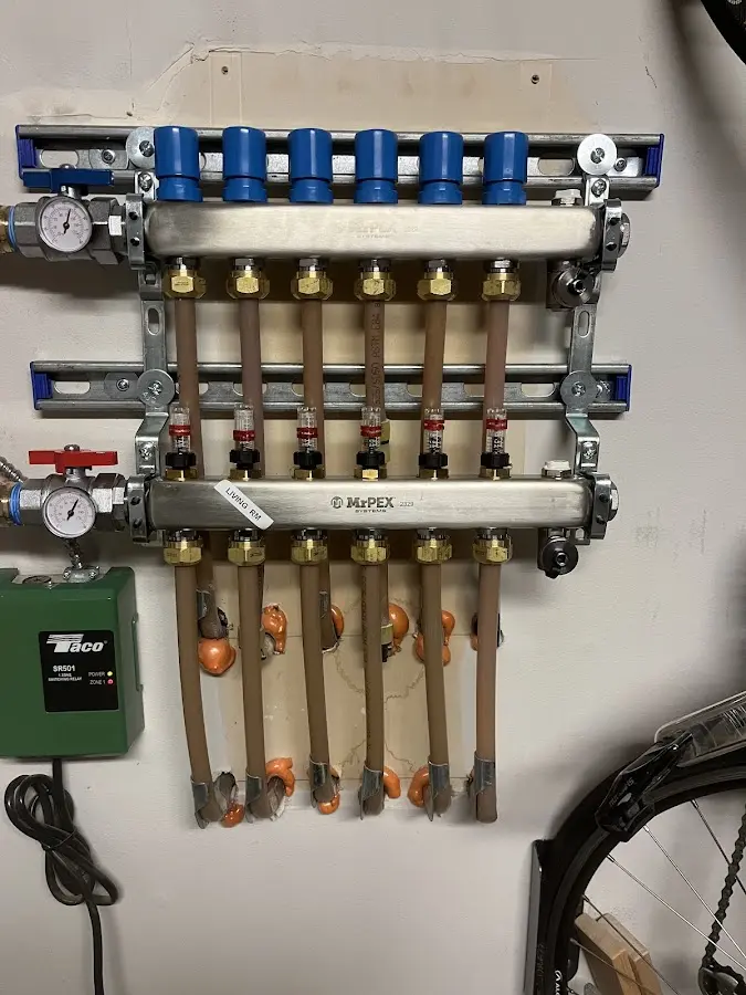 Plumber performing Leak Detection at a residential property in Veteran